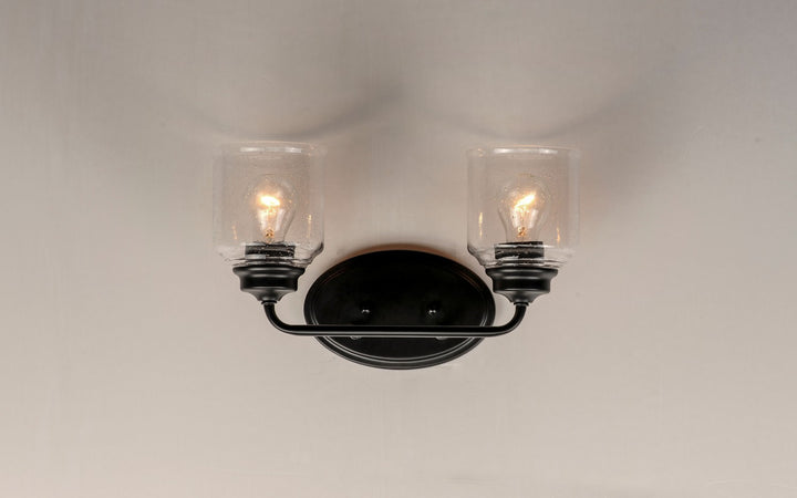 Maxim - 12262CDBK - Two Light Bath Vanity - Acadia - Black