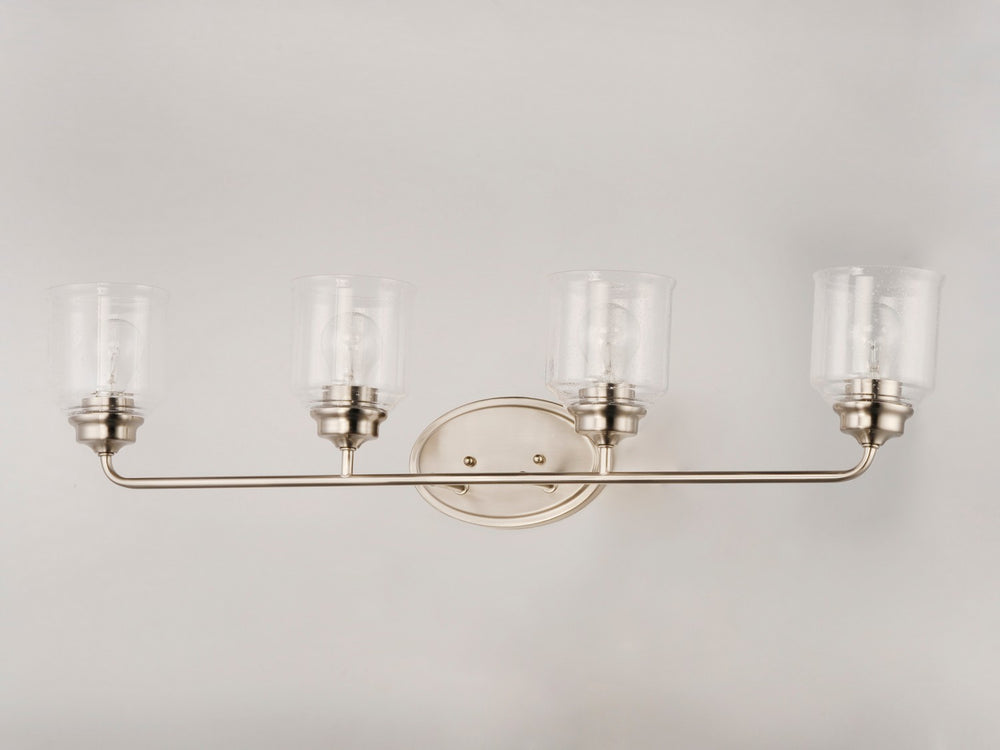 Maxim - 12264CDSN - Four Light Bath Vanity - Acadia - Satin Nickel