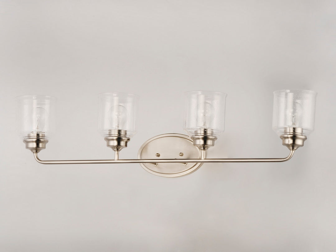 Maxim - 12264CDSN - Four Light Bath Vanity - Acadia - Satin Nickel