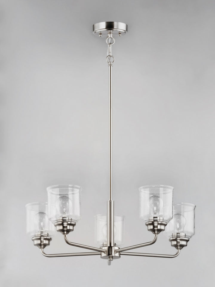 Maxim - 12266CDSN - Five Light Chandelier - Acadia - Satin Nickel