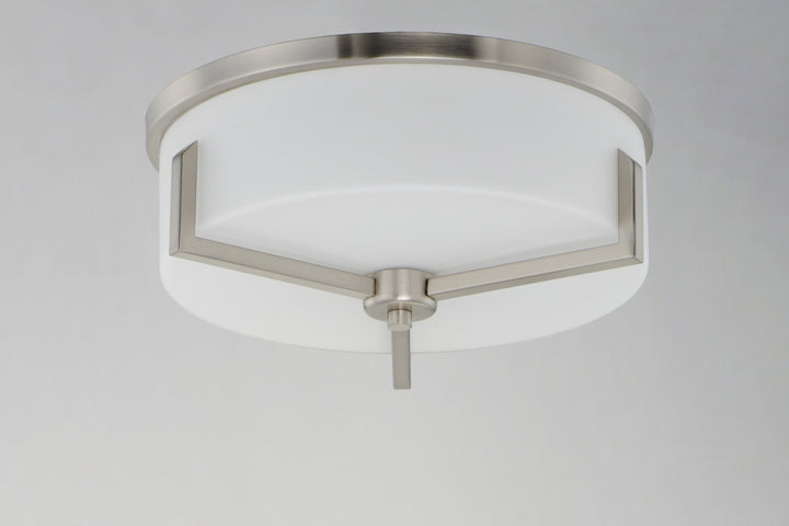 Maxim - 21280SWSN - Three Light Flush Mount - Dart - Satin Nickel