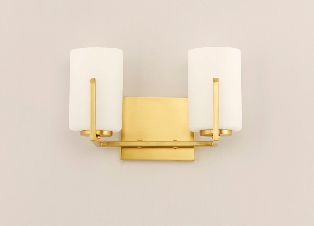 Maxim - 21282SWSBR - Two Light Bath Vanity - Dart - Satin Brass