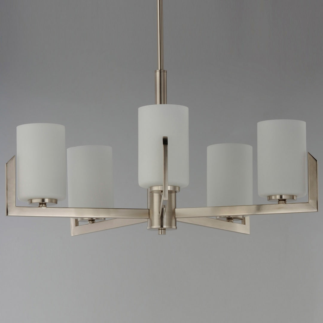 Maxim - 21286SWSN - Five Light Chandelier - Dart - Satin Nickel