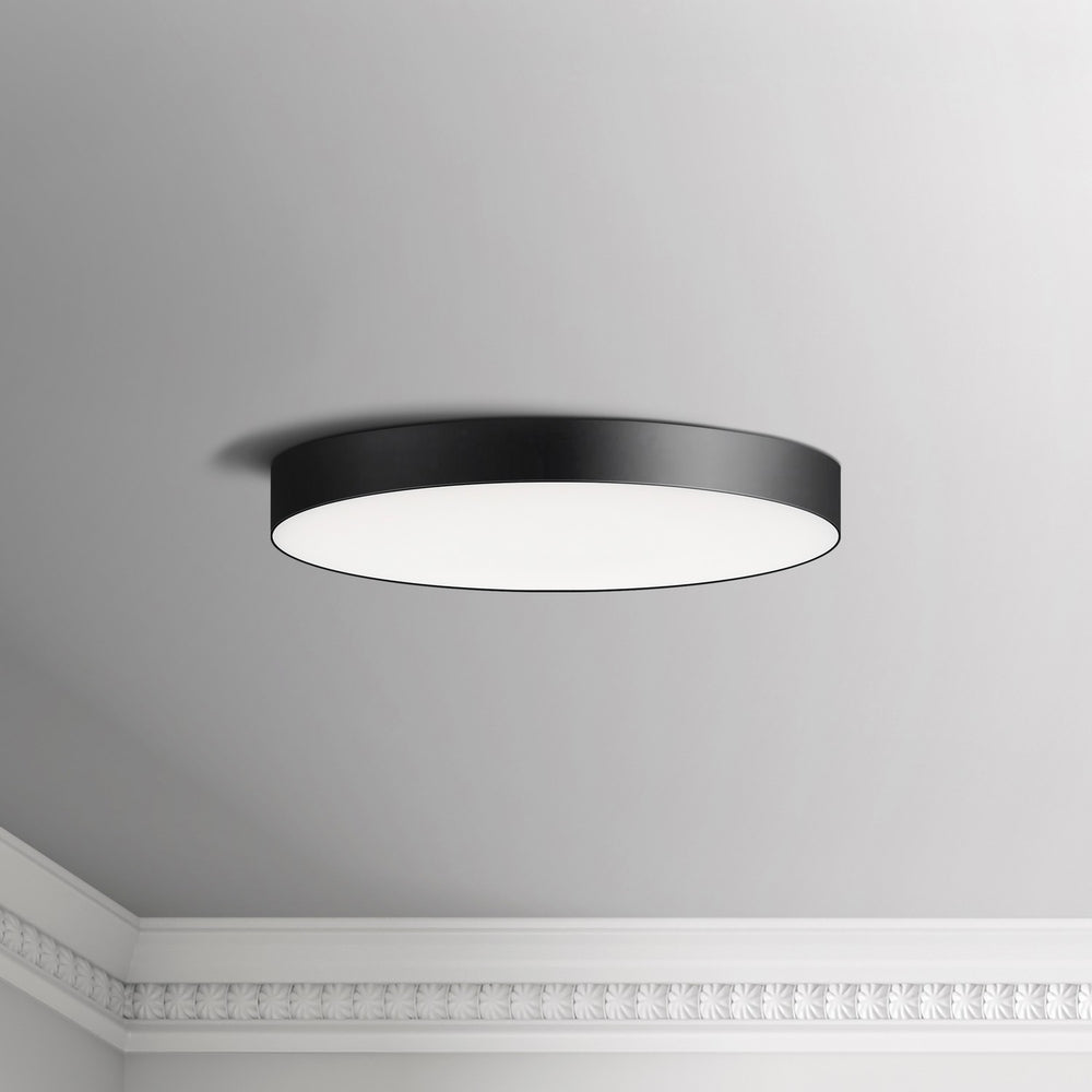 Maxim - 57662WTBK - LED Flush Mount - Trim - Black