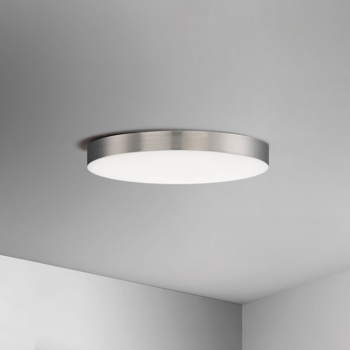 Maxim - 57662WTSN - LED Flush Mount - Trim - Satin Nickel