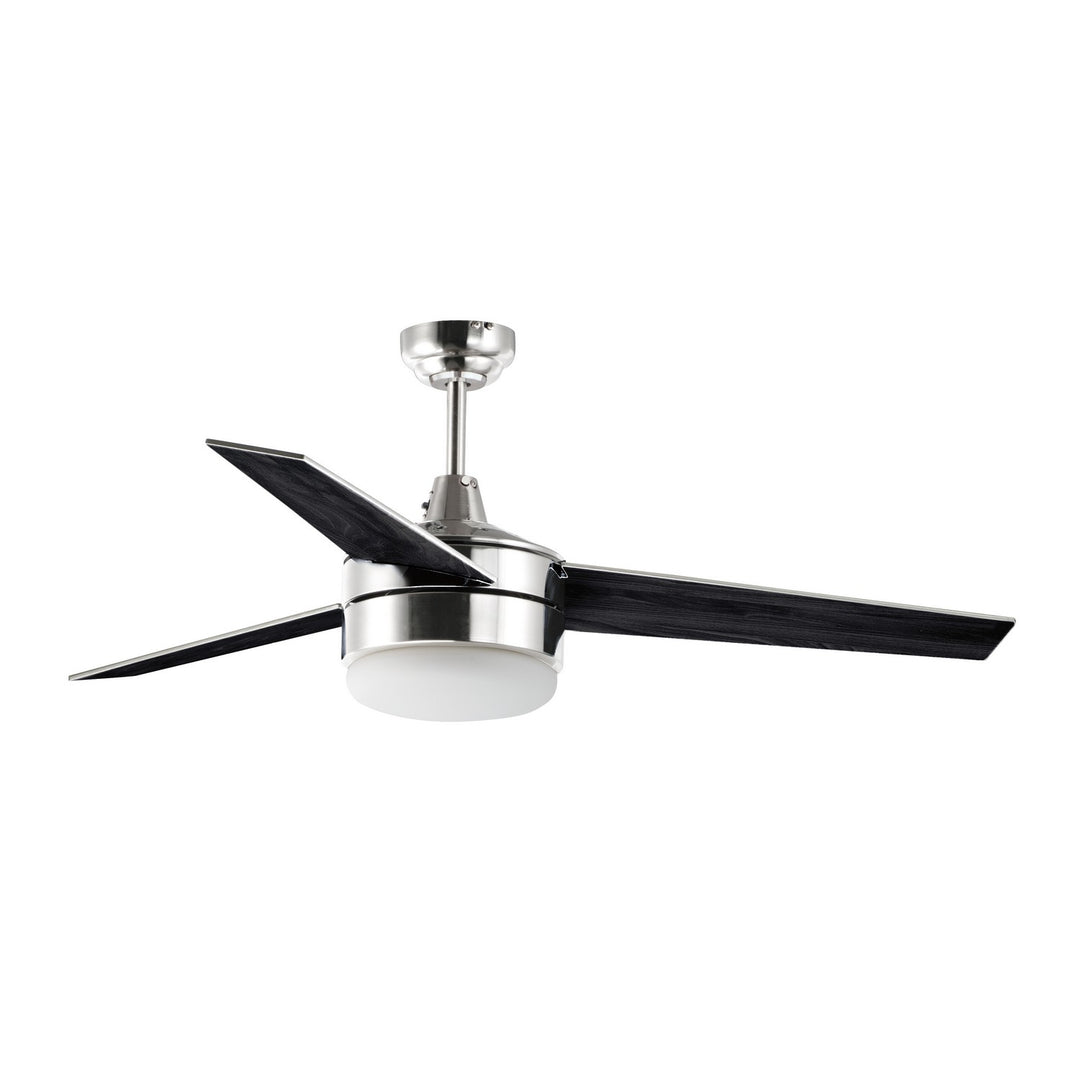 Maxim - 89909FTSNBK - 52" Ceiling Fan - Trio - Satin Nickel / Black