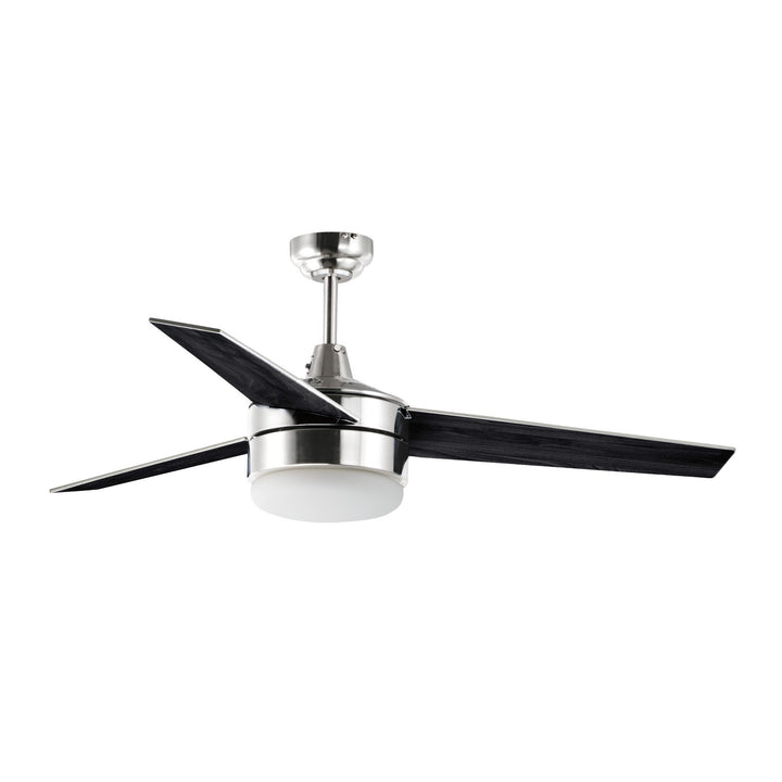 Maxim - 89909FTSNBK - 52" Ceiling Fan - Trio - Satin Nickel / Black
