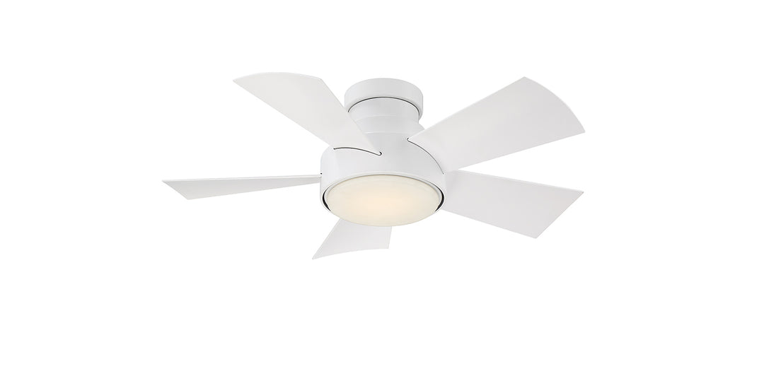 Vox 38"Ceiling Fan in Matte White - available from The Lighting Shoppe, trusted by Canadian homeowners