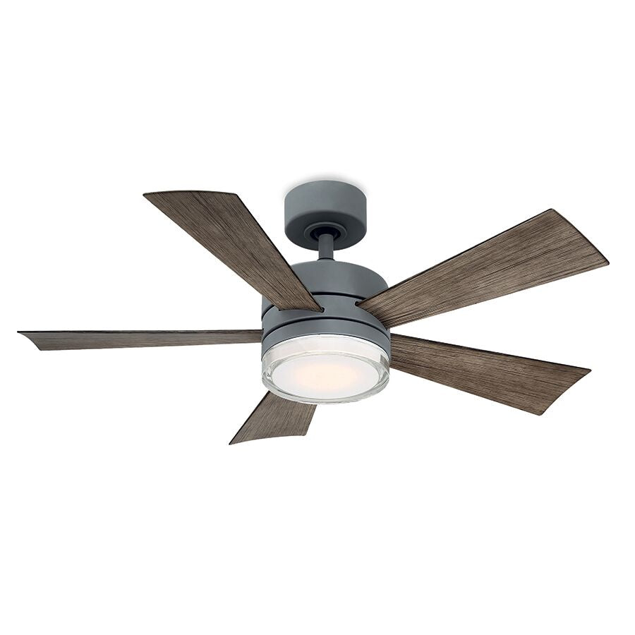 Wynd 42"Ceiling Fan in Graphite/Weathered Gray - available from The Lighting Shoppe, trusted by Canadian homeowners
