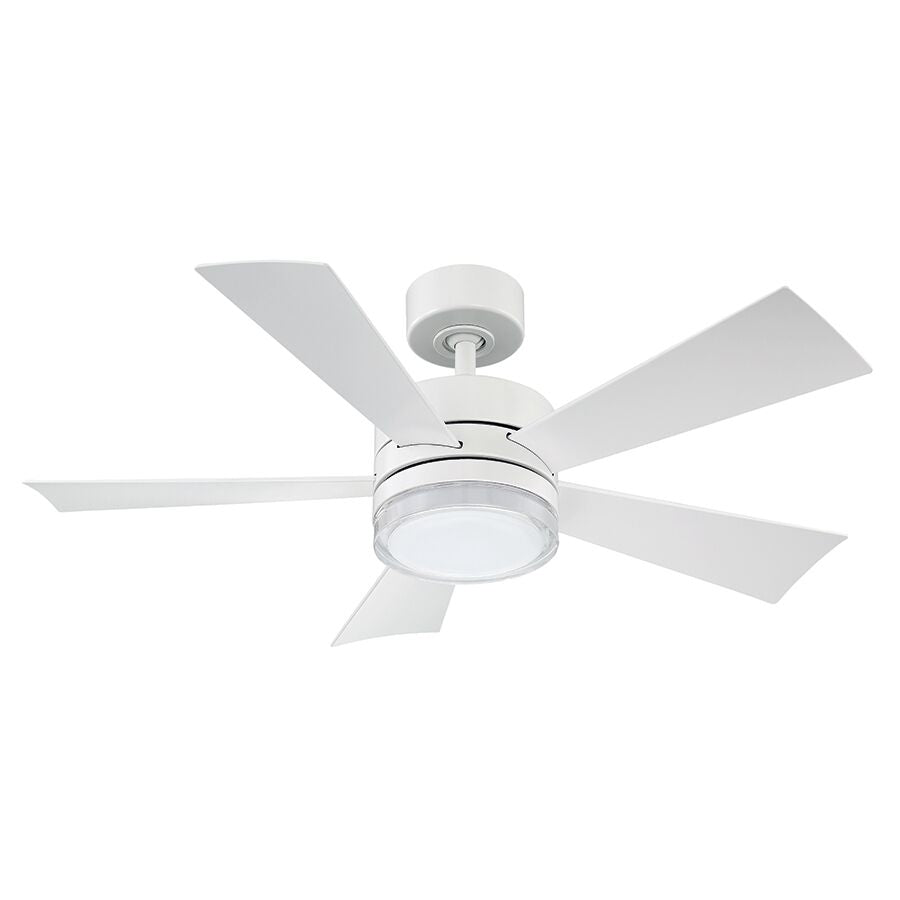 Wynd 42"Ceiling Fan in Matte White - available from The Lighting Shoppe, trusted by Canadian homeowners