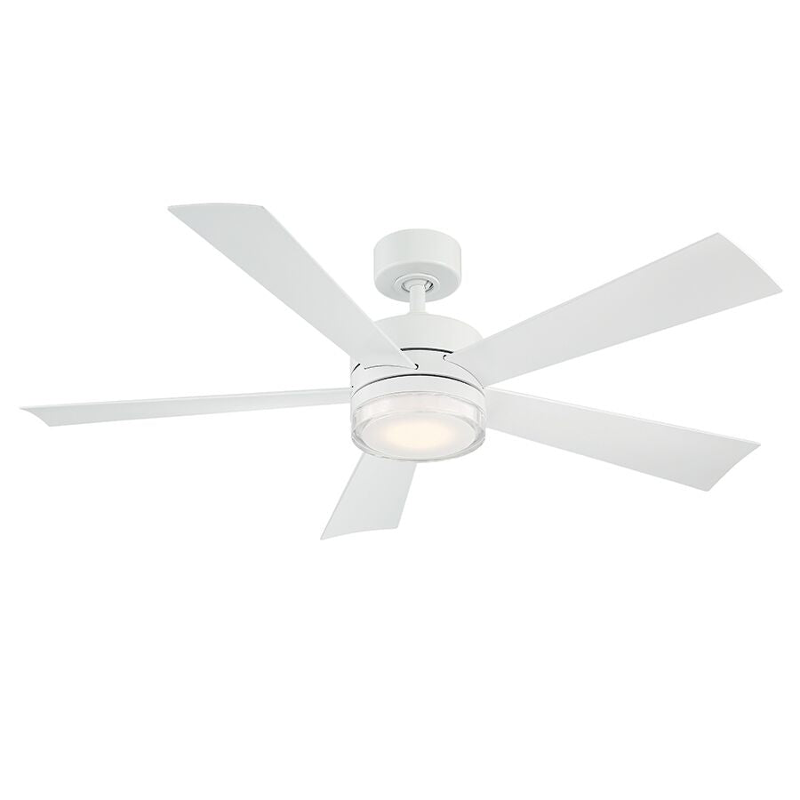 Wynd 52"Ceiling Fan in Matte White - available from The Lighting Shoppe, trusted by Canadian homeowners