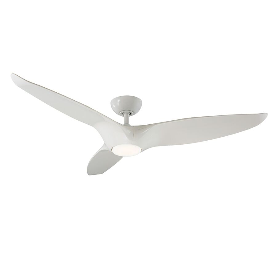 Morpheus Iii 60"Ceiling Fan in Gloss White - available from The Lighting Shoppe, trusted by Canadian homeowners