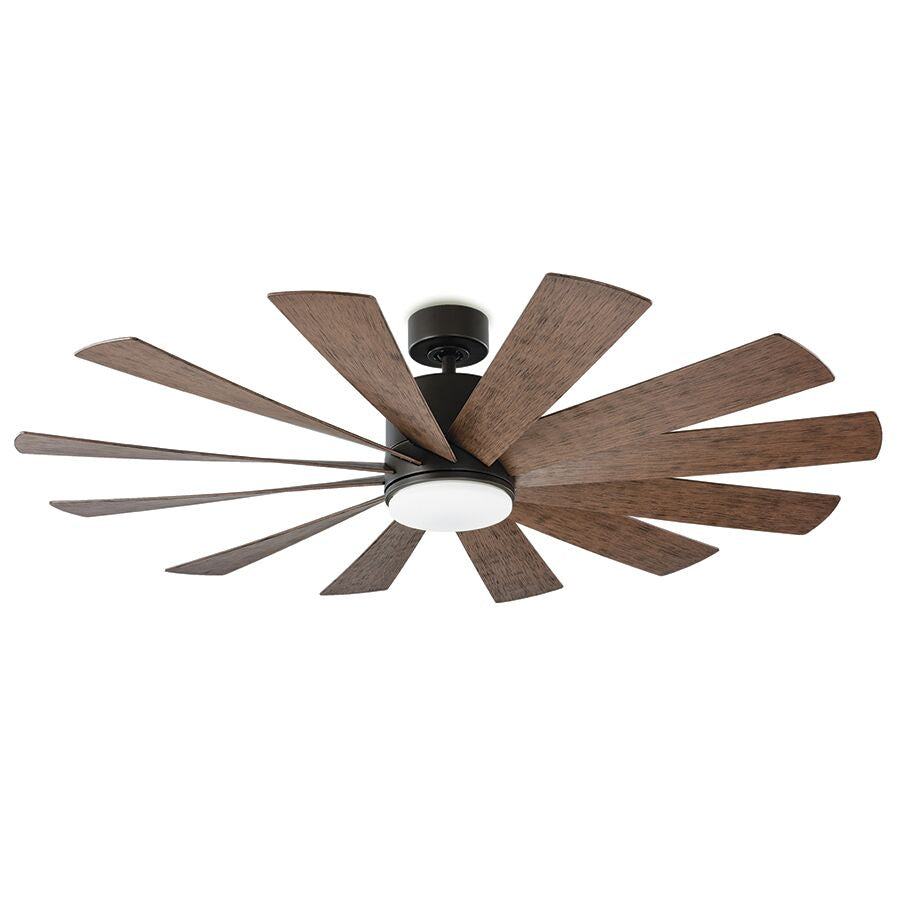 Windflower 60"Ceiling Fan in Oil Rubbed Bronze/Dark Walnut - available from The Lighting Shoppe, trusted by Canadian homeowners