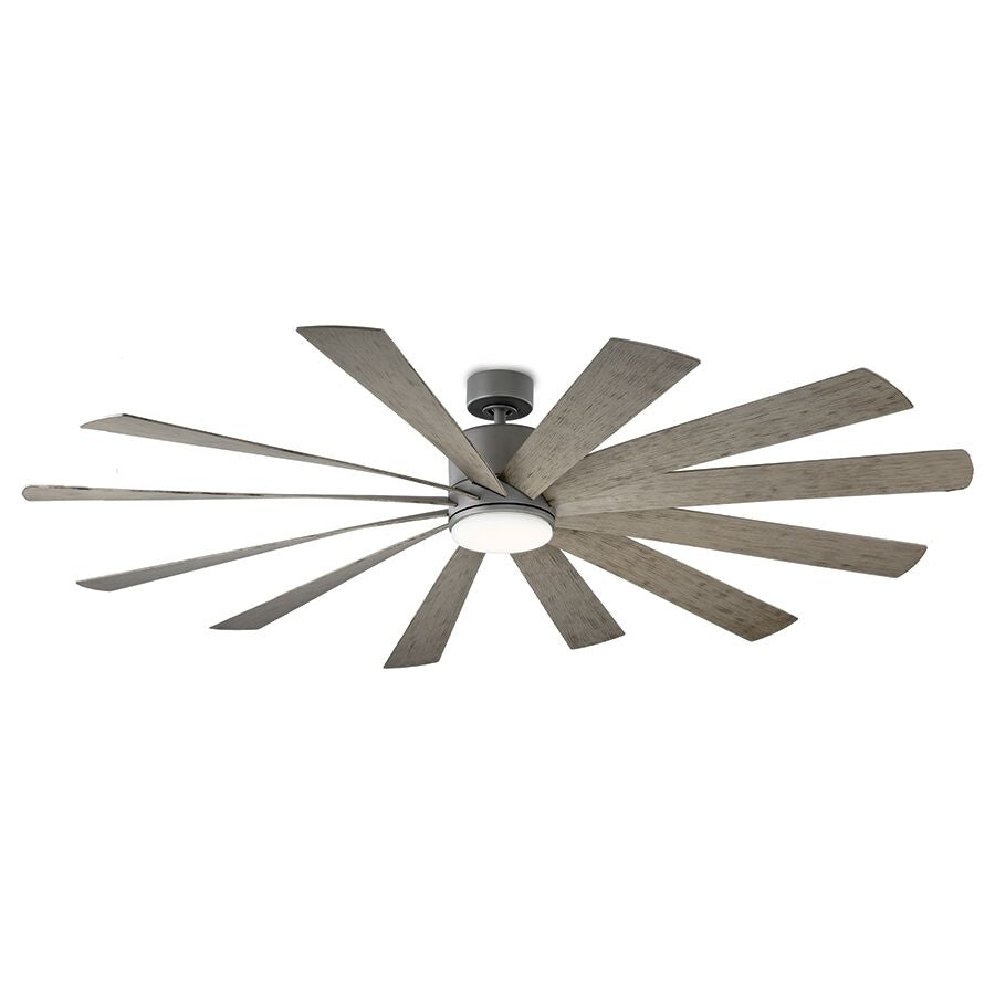 Windflower 80"Ceiling Fan in Graphite/Weathered Gray - available from The Lighting Shoppe, trusted by Canadian homeowners
