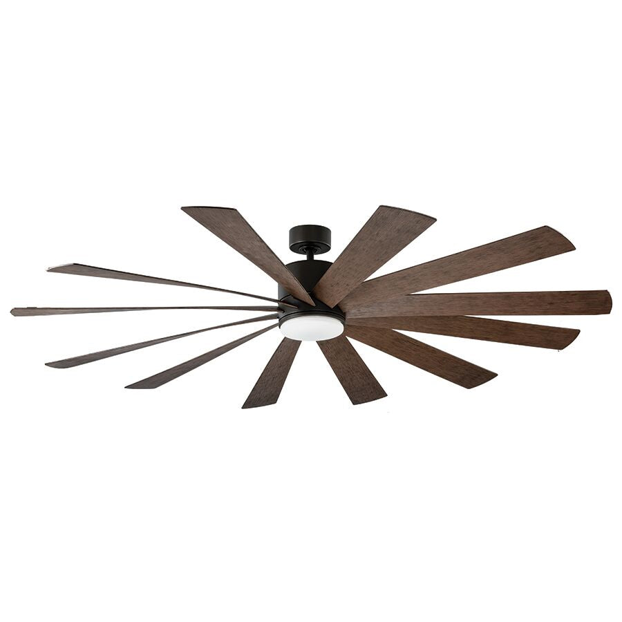 Windflower 80"Ceiling Fan in Oil Rubbed Bronze/Dark Walnut - available from The Lighting Shoppe, trusted by Canadian homeowners
