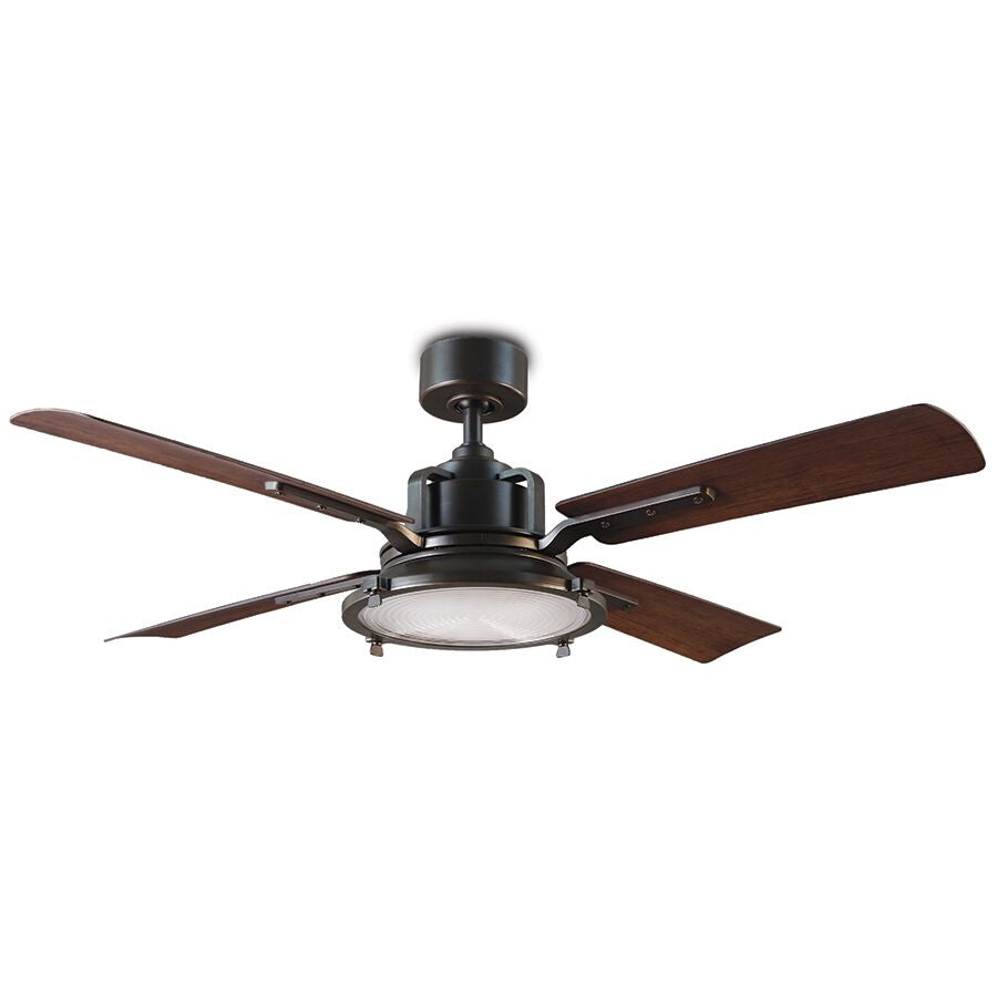 Nautilus 56"Ceiling Fan in Oil Rubbed Bronze/Dark Walnut - available from The Lighting Shoppe, trusted by Canadian homeowners