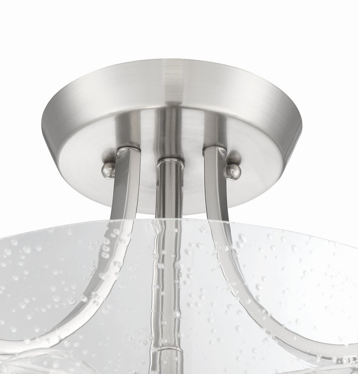 Craftmade Canada - 41952-BNK-CS - Two Light Semi Flush Mount Convertible - Grace - Brushed Polished Nickel