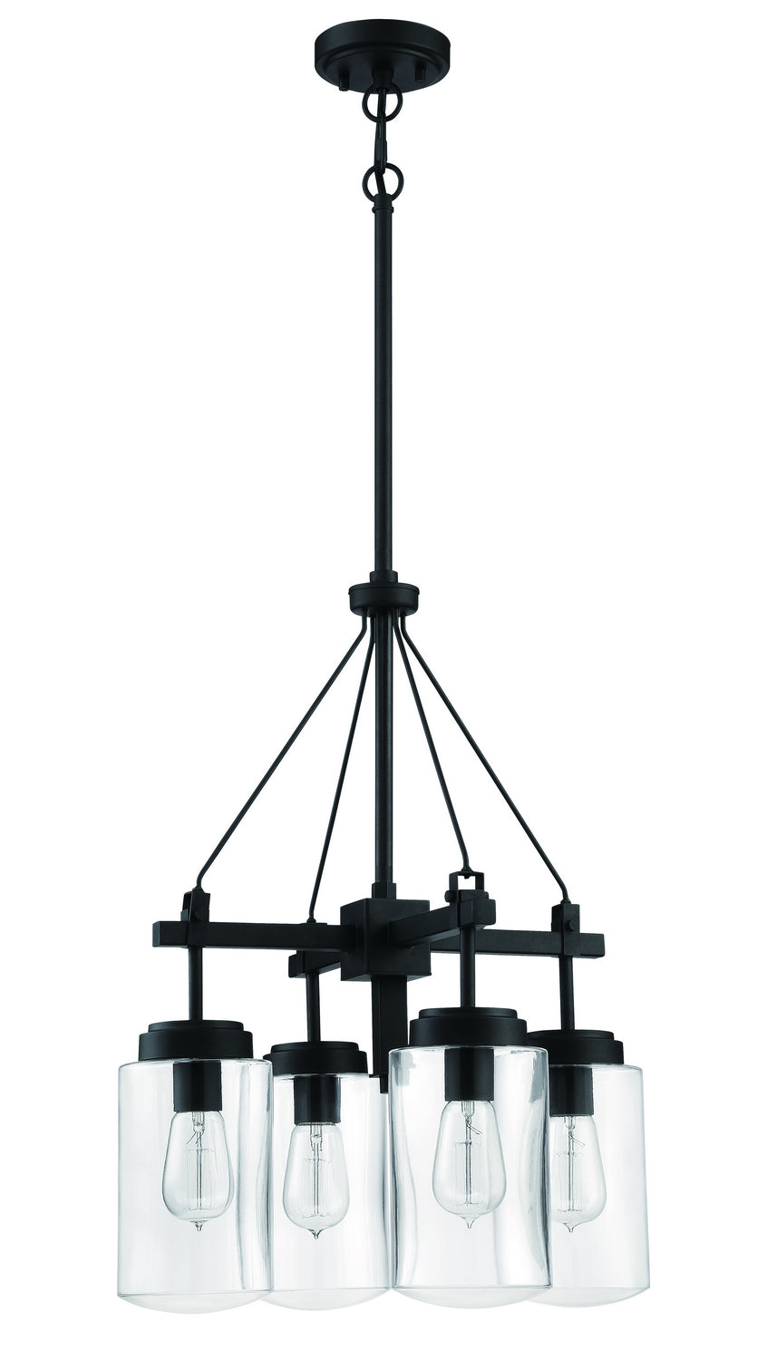 Craftmade Canada - 52124-ESP - Four Light Outdoor Chandelier - Crosspoint - Espresso