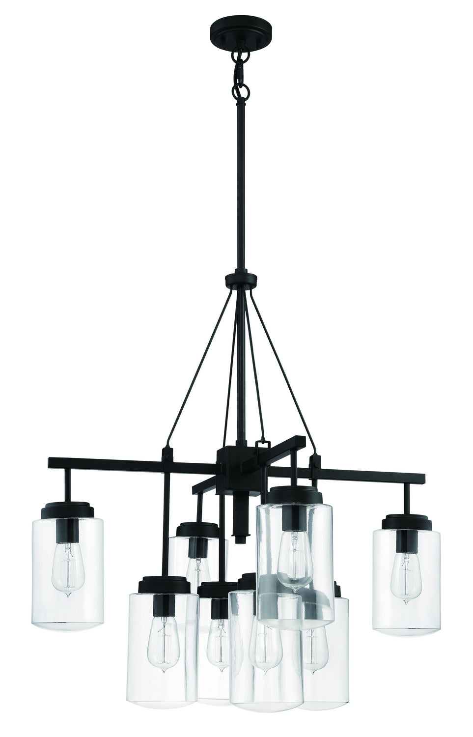 Craftmade Canada - 52128-ESP - Eight Light Outdoor Chandelier - Crosspoint - Espresso