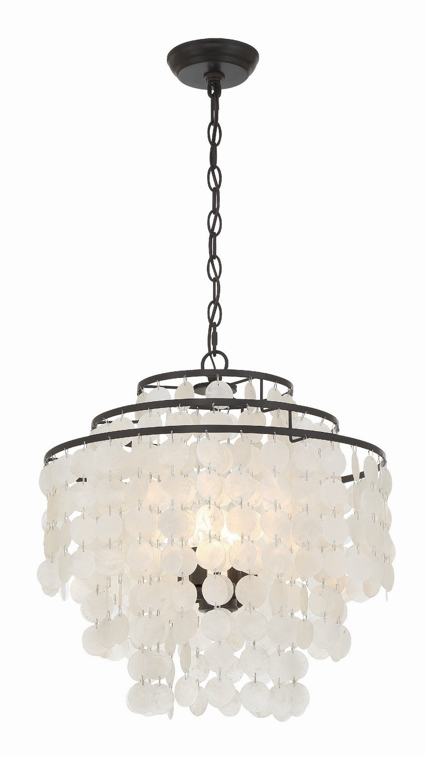 Brielle Four Light Chandelier in Dark Bronze - available from The Lighting Shoppe, trusted by Canadian homeowners