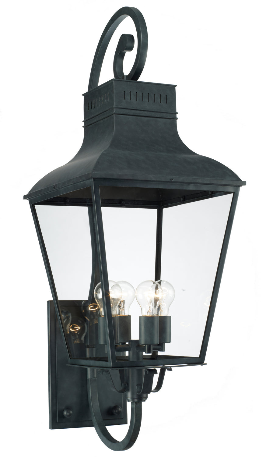 Dumont Four Light Outdoor Wall Sconce in Graphite - available from The Lighting Shoppe, trusted by Canadian homeowners