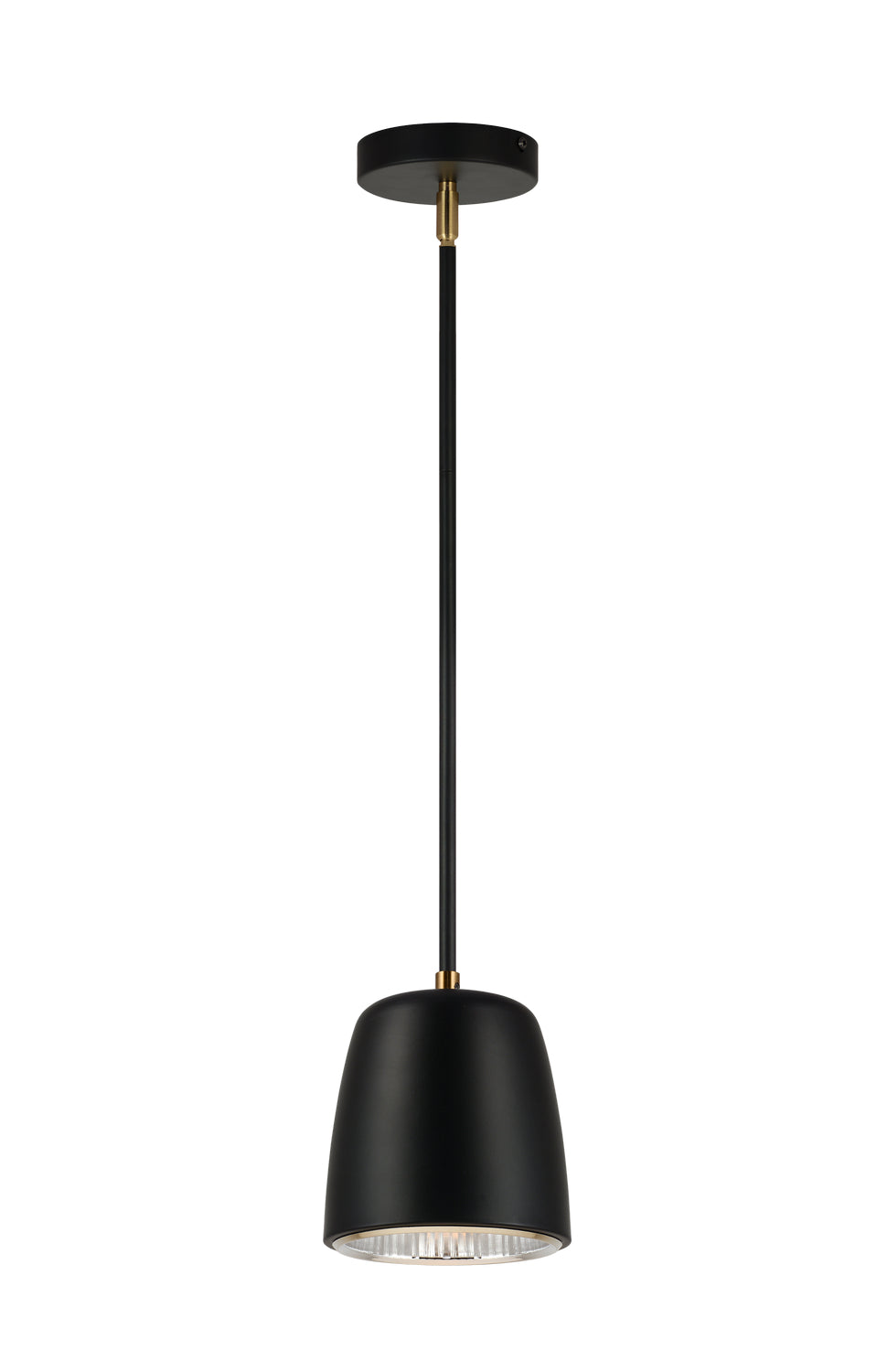 Luca One Light Pendant in Black - available from The Lighting Shoppe, trusted by Canadian homeowners