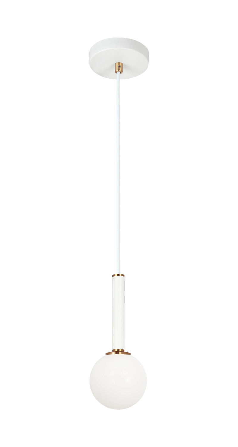 Stellar One Light Pendant in Aged Gold Brass - available from The Lighting Shoppe, trusted by Canadian homeowners
