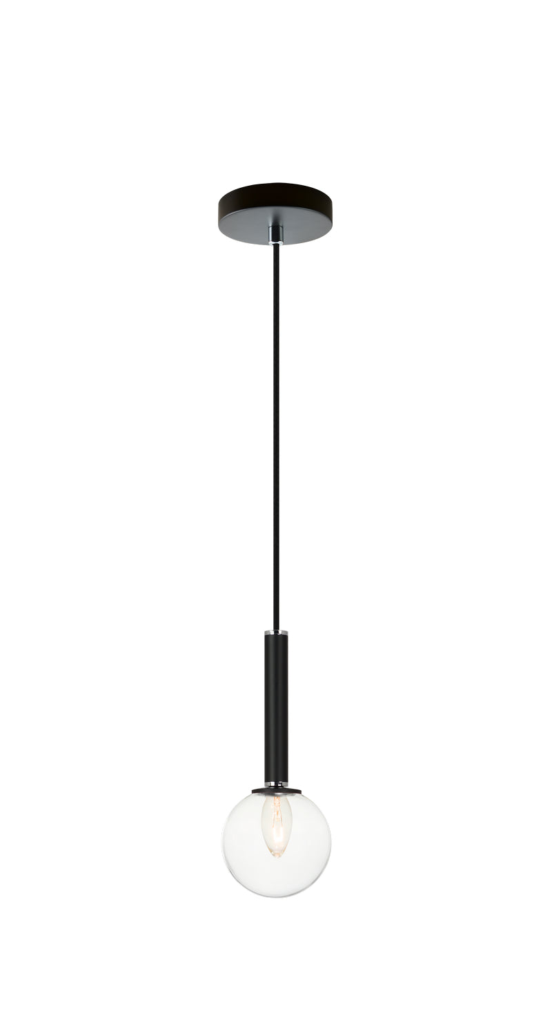 Stellar One Light Pendant in Black - available from The Lighting Shoppe, trusted by Canadian homeowners