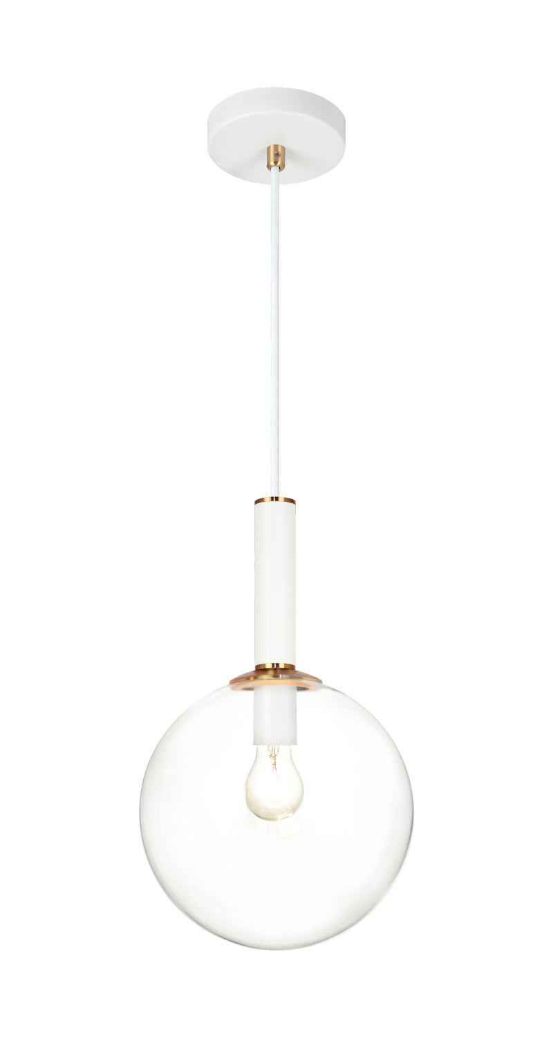 Stellar One Light Pendant in Aged Gold Brass - available from The Lighting Shoppe, trusted by Canadian homeowners