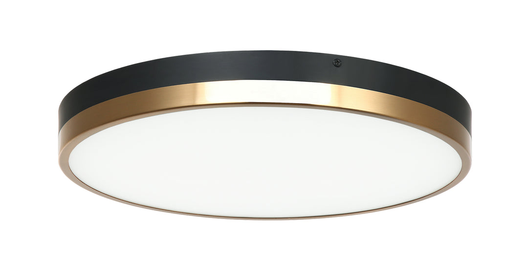 Matteo Canada - M15302BKAG - LED Flush Mount - Tone - Black & Aged Gold Brass