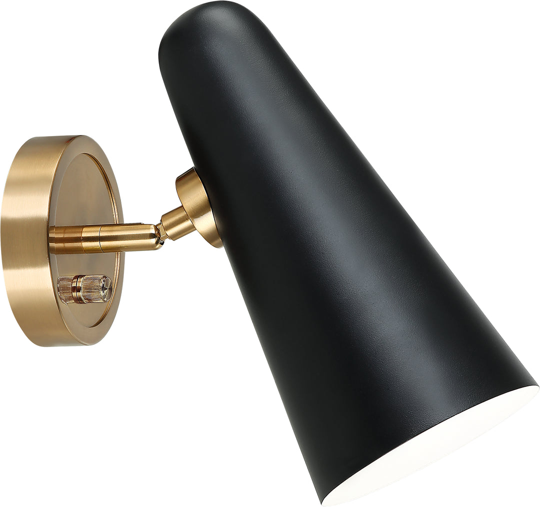 Blink One Light Wall Sconce in Black - available from The Lighting Shoppe, trusted by Canadian homeowners