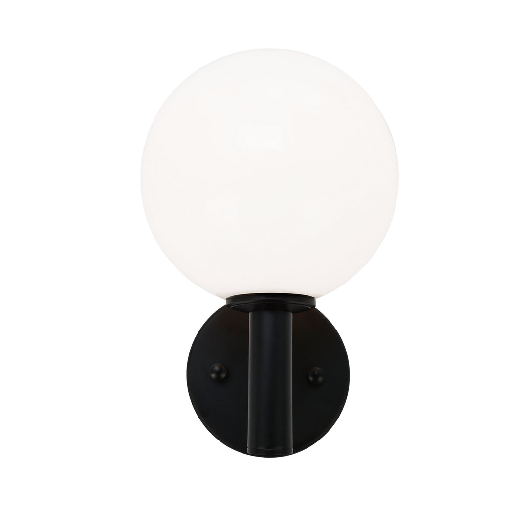 Cosmo One Light Wall Sconce in Black - available from The Lighting Shoppe, trusted by Canadian homeowners