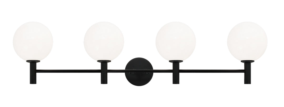 Cosmo Four Light Wall Sconce in Black - available from The Lighting Shoppe, trusted by Canadian homeowners