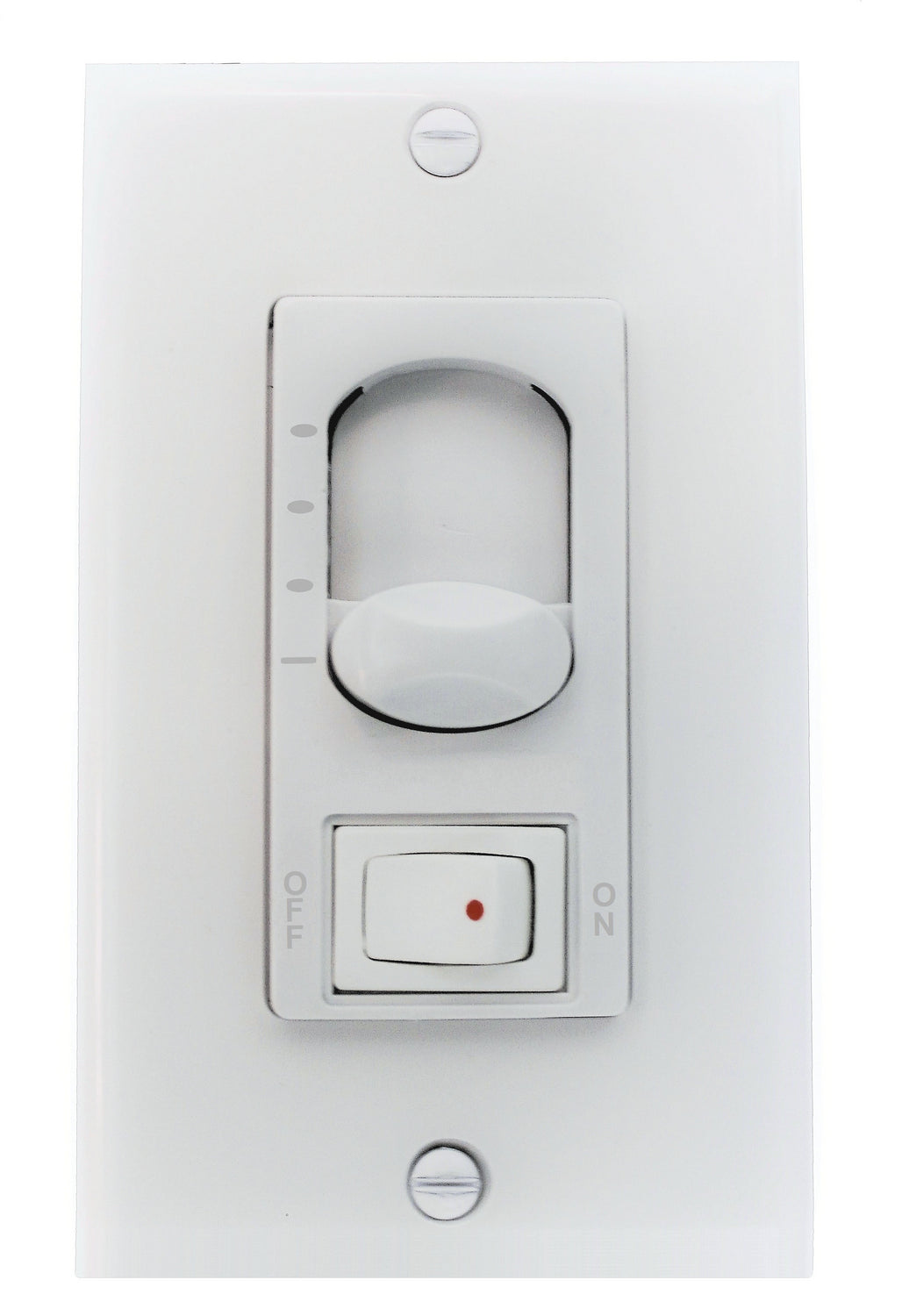 3 Speed Fan/Light Control 3 Speed Fan/ On-Off Light Control in White - available from The Lighting Shoppe, trusted by Canadian homeowners