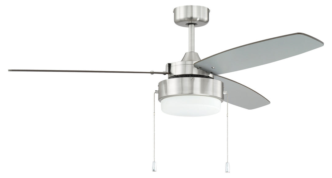Intrepid 52"Ceiling Fan in Brushed Polished Nickel - available from The Lighting Shoppe, trusted by Canadian homeowners