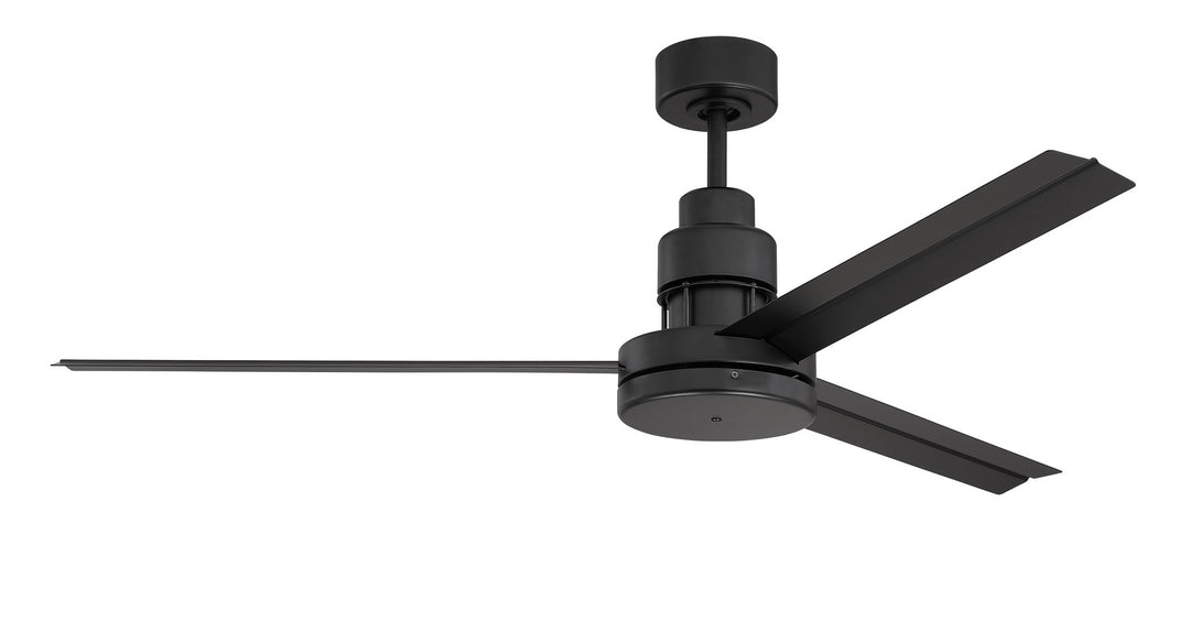 Mondo 54" Indoor/Outdoor 54"Ceiling Fan in Flat Black - available from The Lighting Shoppe, trusted by Canadian homeowners
