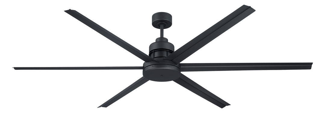 Mondo 72" Indoor/Outdoor 72"Ceiling Fan in Flat Black - available from The Lighting Shoppe, trusted by Canadian homeowners