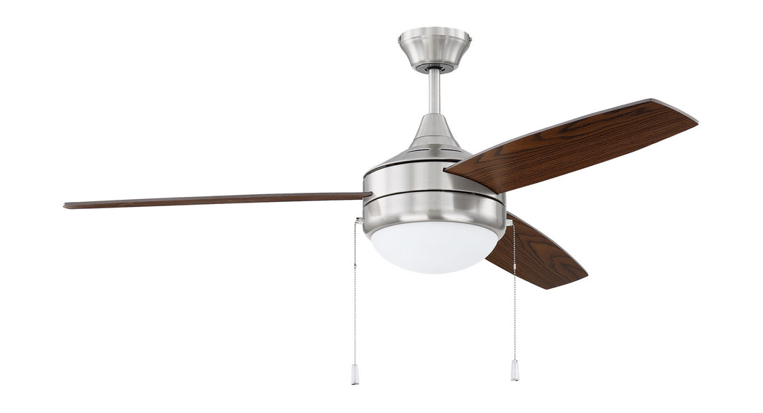 Phaze 3 52"Ceiling Fan in Brushed Polished Nickel - available from The Lighting Shoppe, trusted by Canadian homeowners