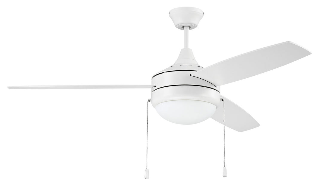 Phaze 3 52"Ceiling Fan in White - available from The Lighting Shoppe, trusted by Canadian homeowners