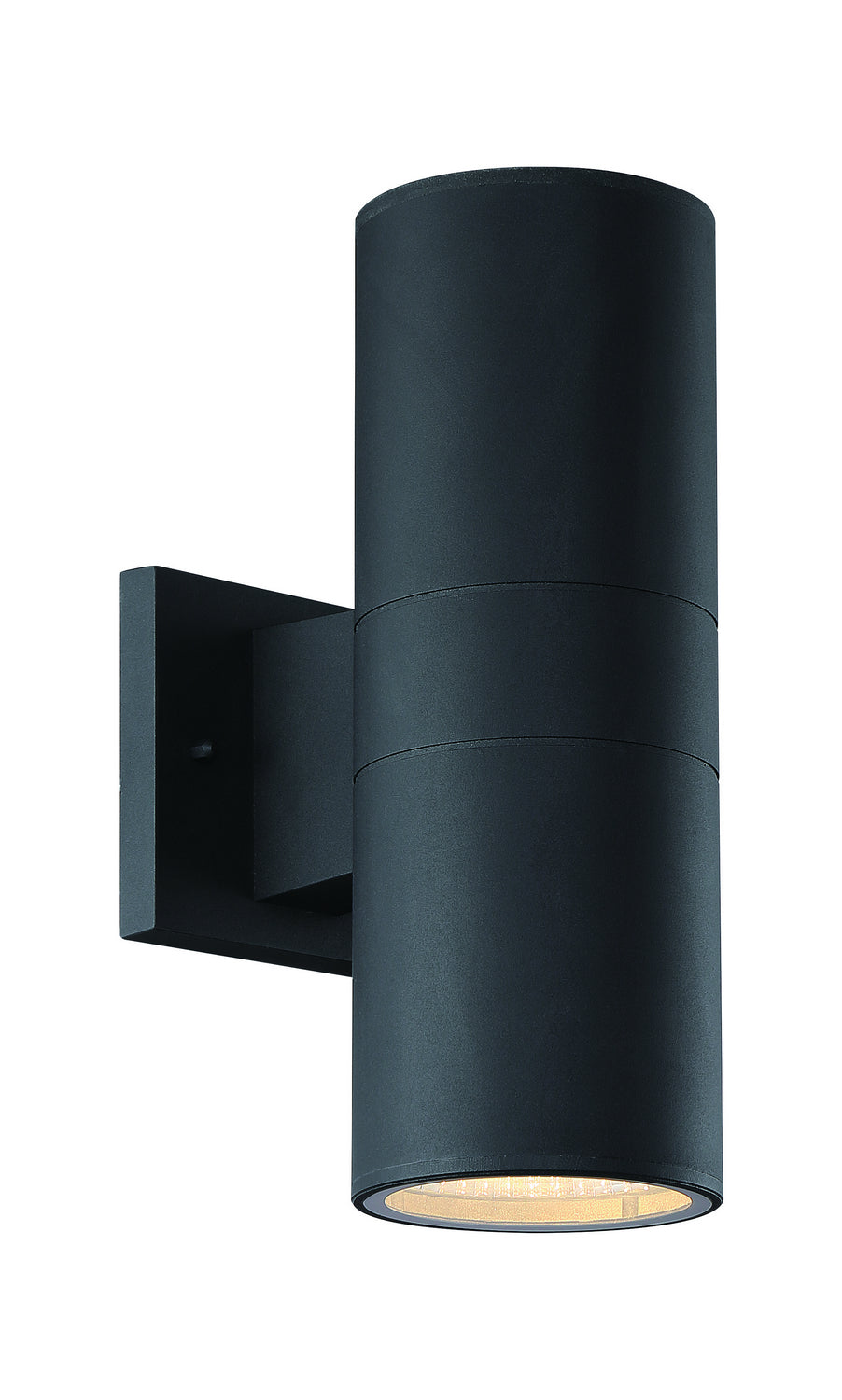 Pillar LED Outdoor Wall Lantern in Textured Black - available from The Lighting Shoppe, trusted by Canadian homeowners