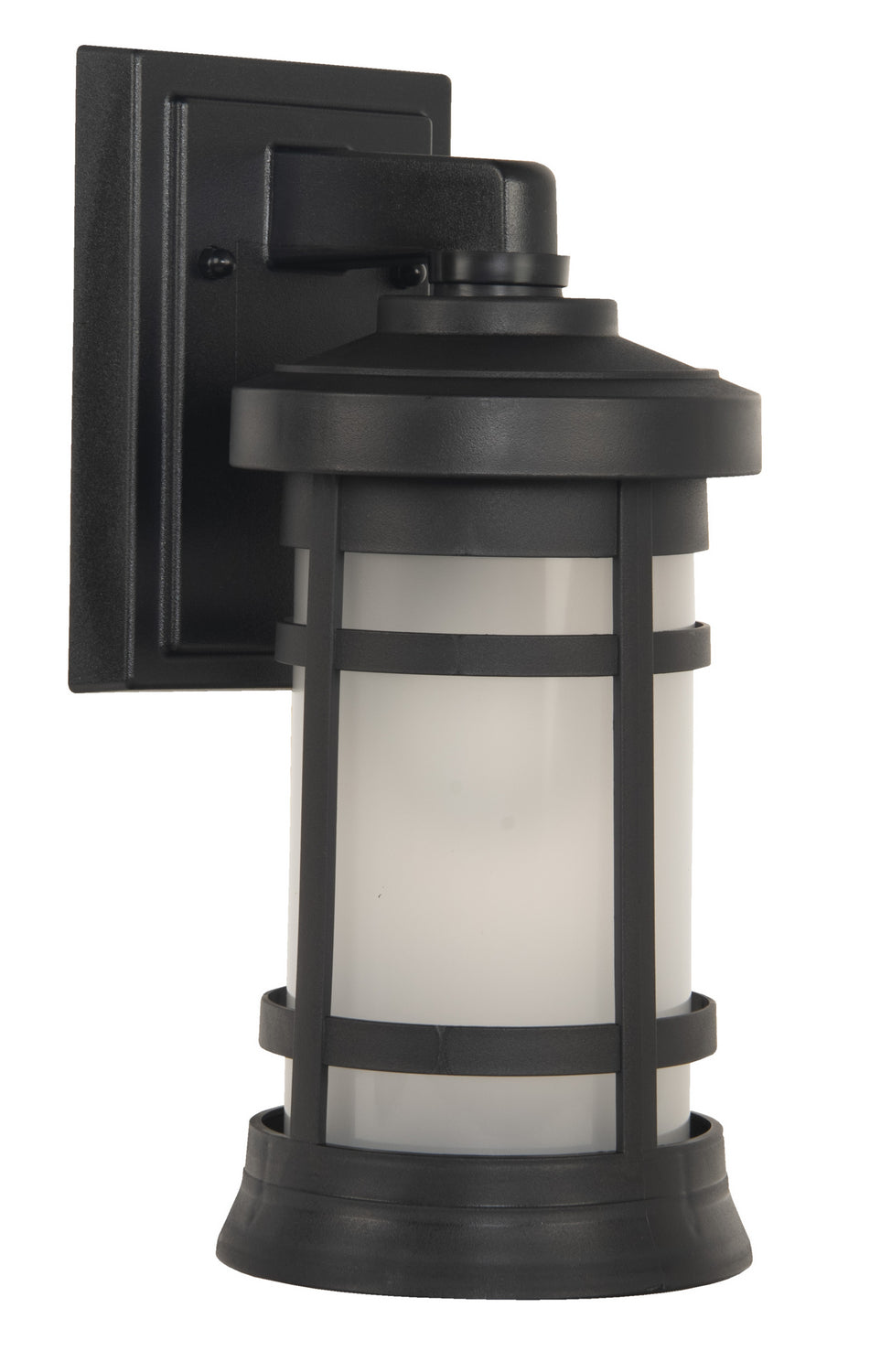 Resilience Lanterns One Light Outdoor Wall Lantern in Textured Black - available from The Lighting Shoppe, trusted by Canadian homeowners