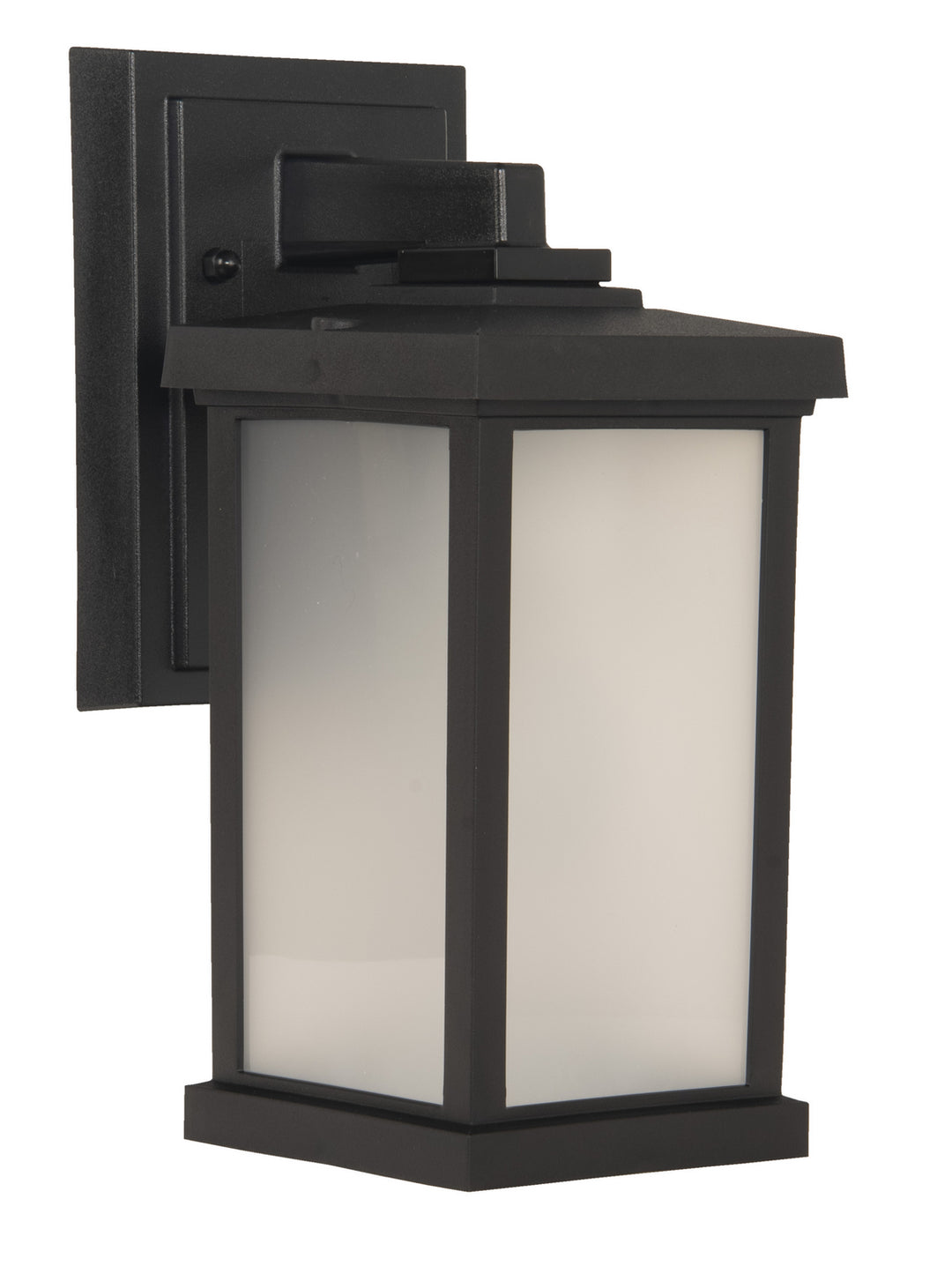Resilience Lanterns One Light Outdoor Wall Lantern in Textured Black - available from The Lighting Shoppe, trusted by Canadian homeowners