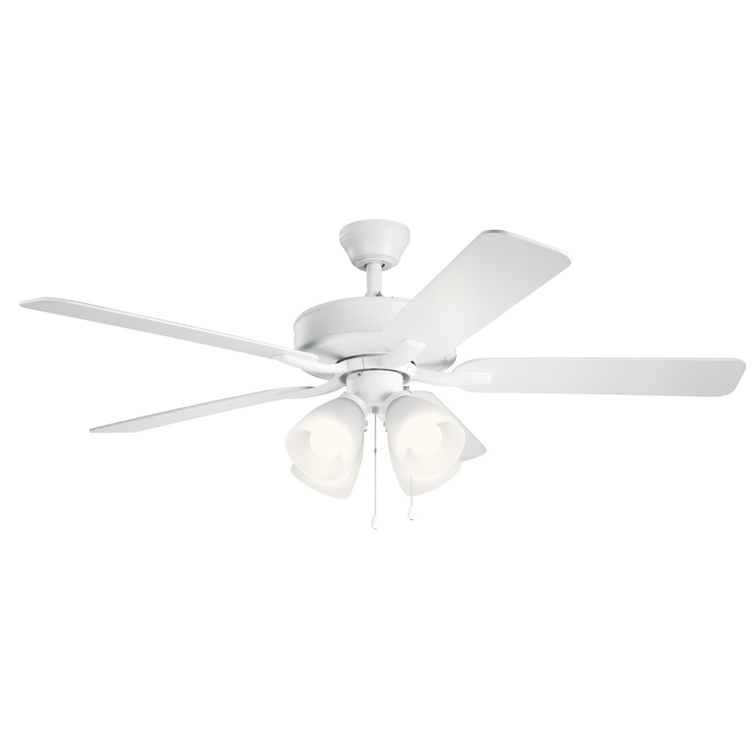 Kichler Canada - 330016MWH - 52"Ceiling Fan - Basics Pro Premier - Matte White