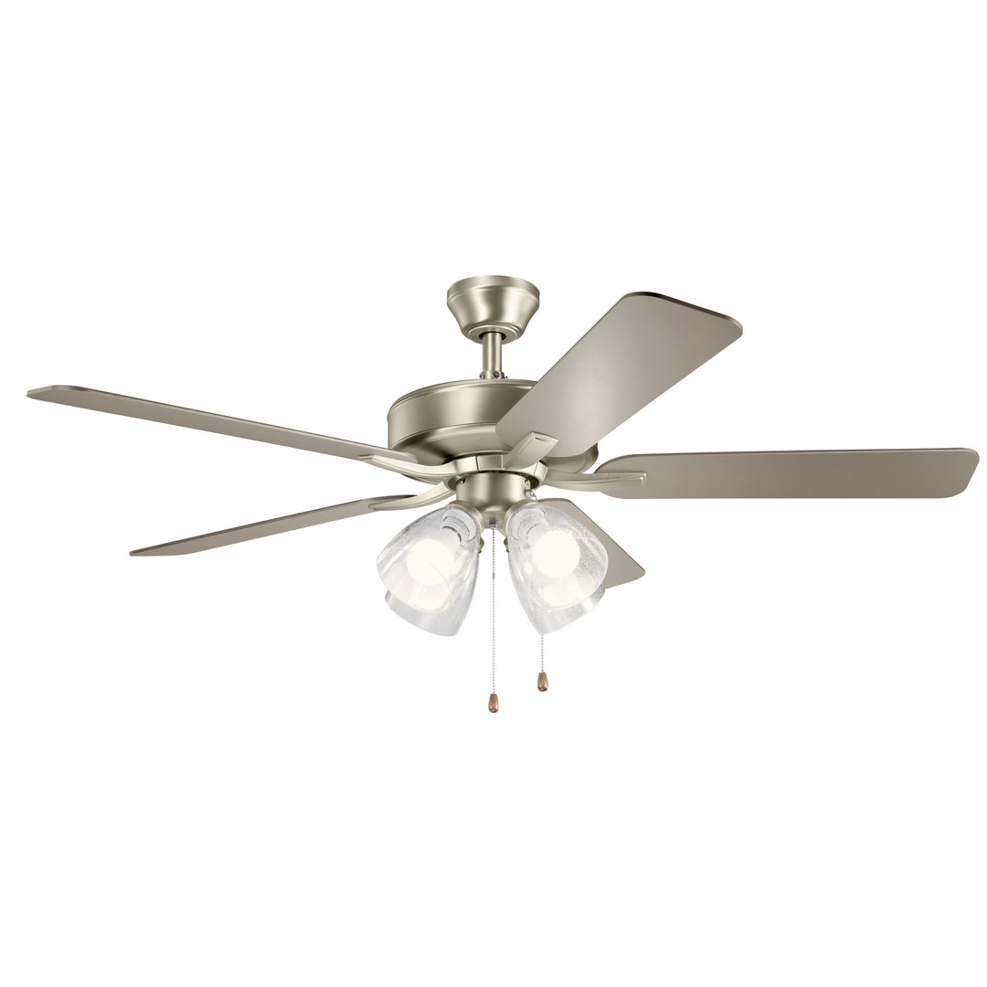 Kichler Canada - 330016NIS - 52"Ceiling Fan - Basics Pro Premier - Brushed Nickel
