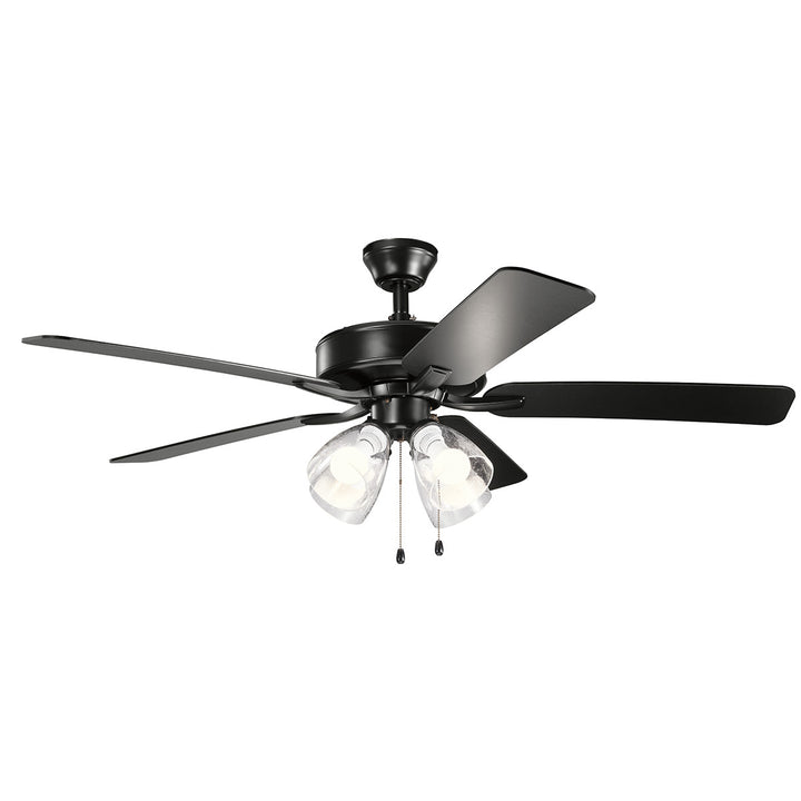 Kichler Canada - 330016SBKS - 52"Ceiling Fan - Basics Pro Premier - Satin Black