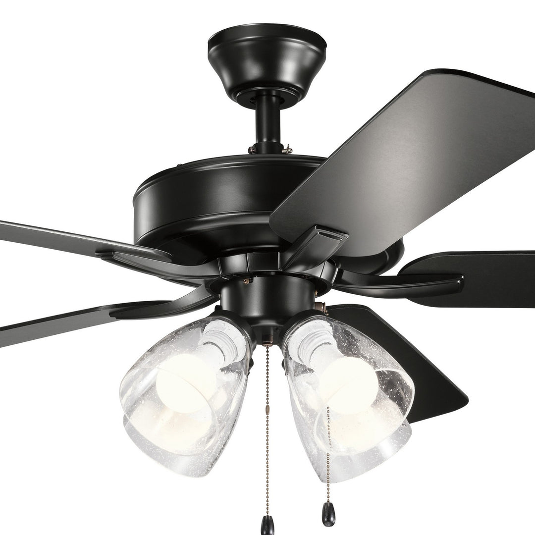 Kichler Canada - 330016SBKS - 52"Ceiling Fan - Basics Pro Premier - Satin Black