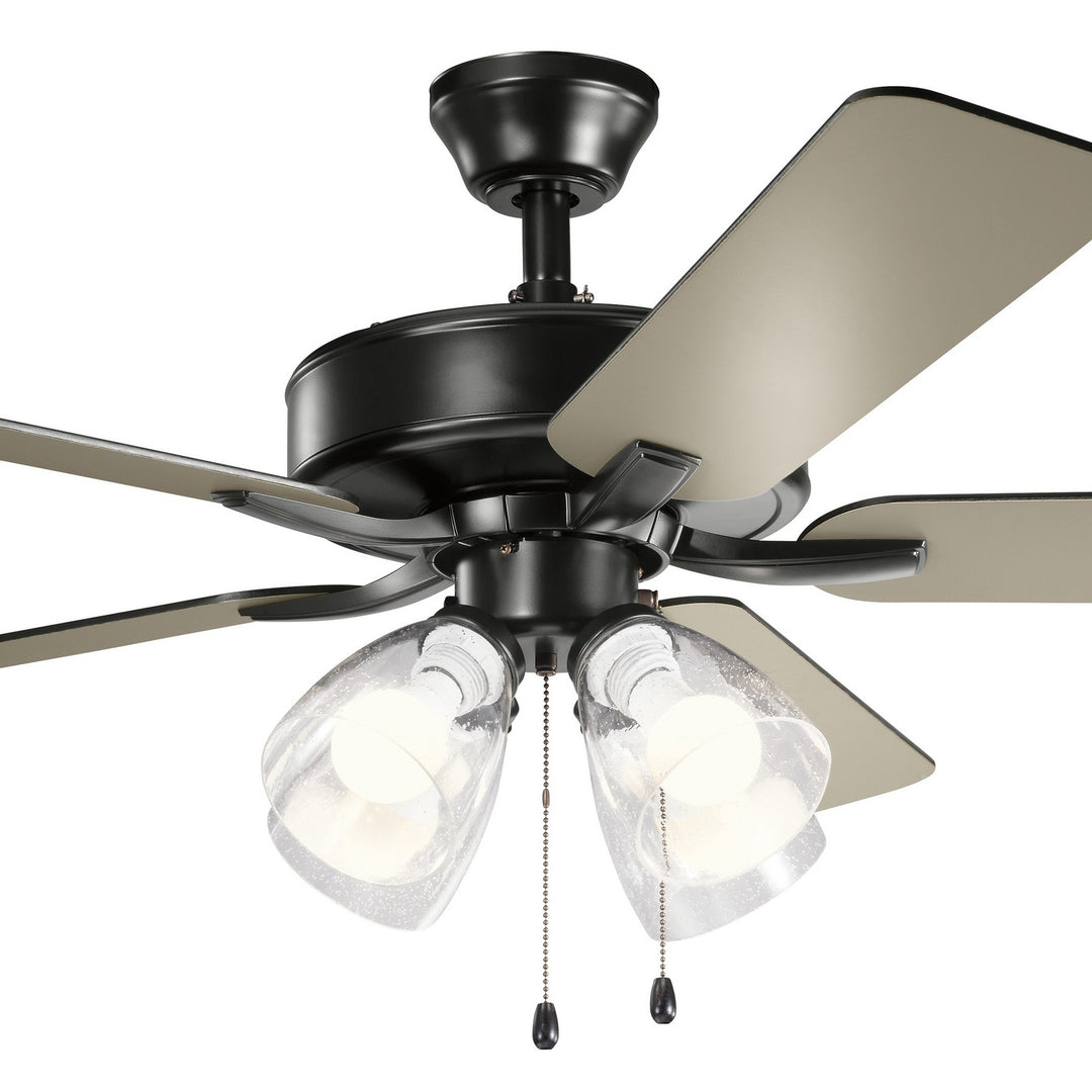 Kichler Canada - 330016SBKS - 52"Ceiling Fan - Basics Pro Premier - Satin Black