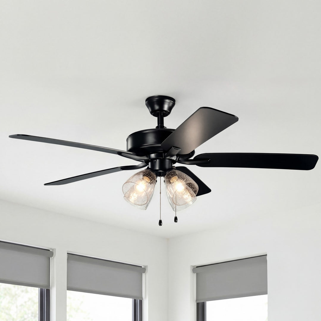Kichler Canada - 330016SBKS - 52"Ceiling Fan - Basics Pro Premier - Satin Black