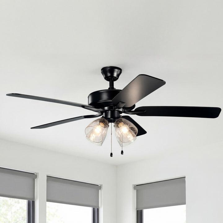 Kichler Canada - 330016SBKS - 52"Ceiling Fan - Basics Pro Premier - Satin Black