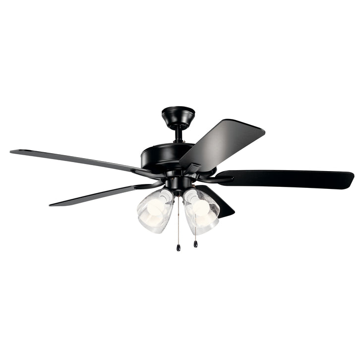 Kichler Canada - 330016SBKS - 52"Ceiling Fan - Basics Pro Premier - Satin Black